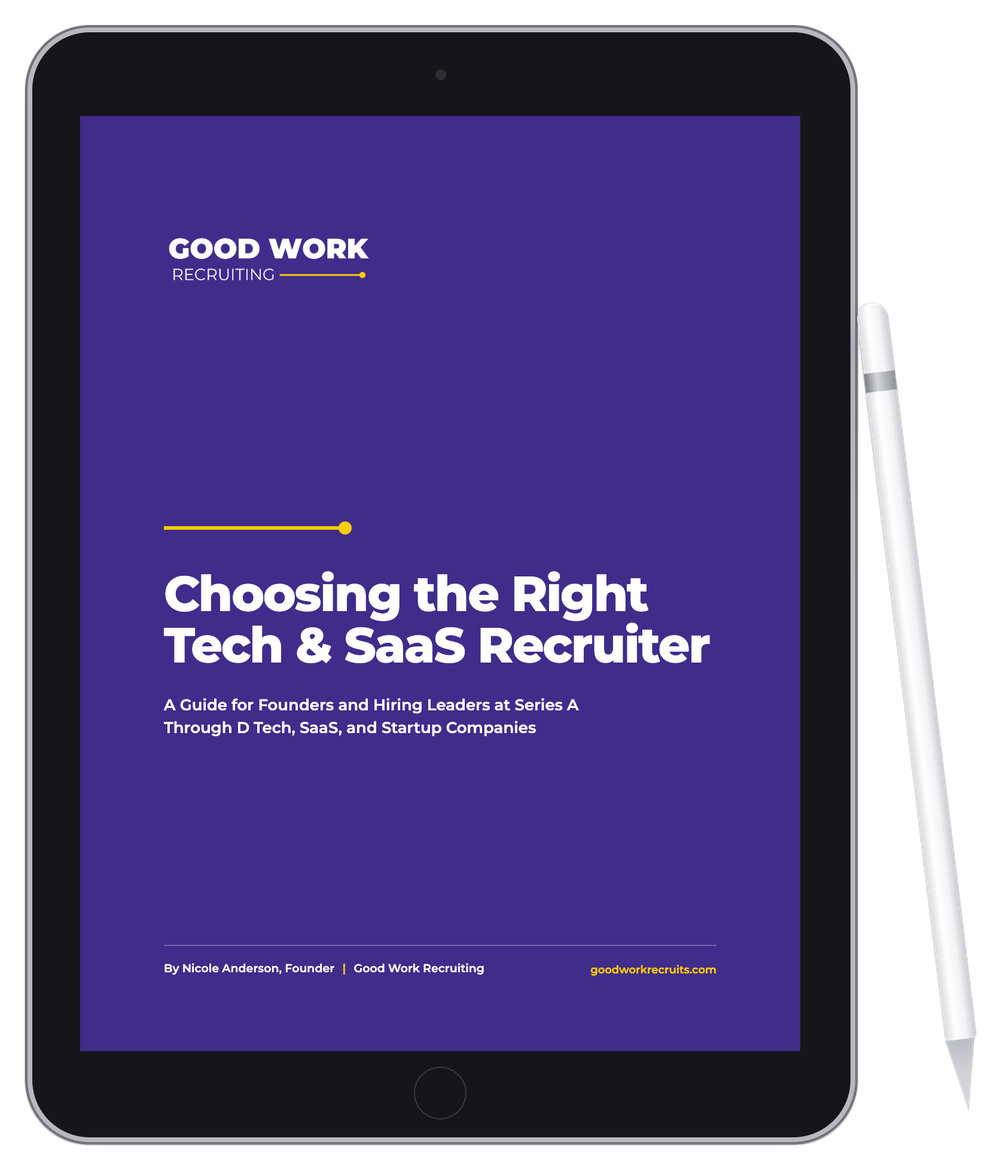 Cover of Choosing the Right Tech & SaaS Recruiter